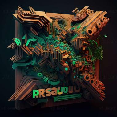 3D модель Гра Resogun (STL)